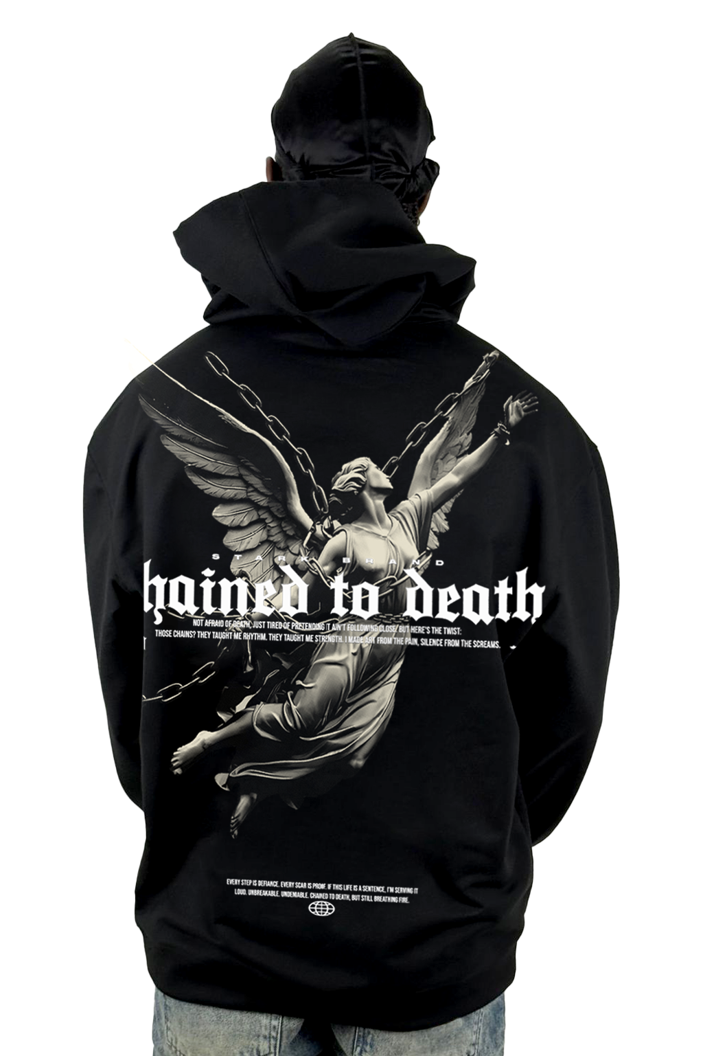 Buzo Capucha Negro Chained To Death