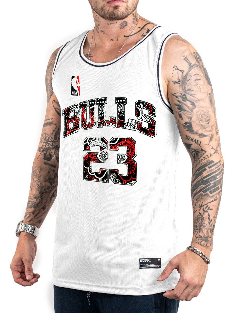 Camisilla Blanca Bulls 23 Mandala