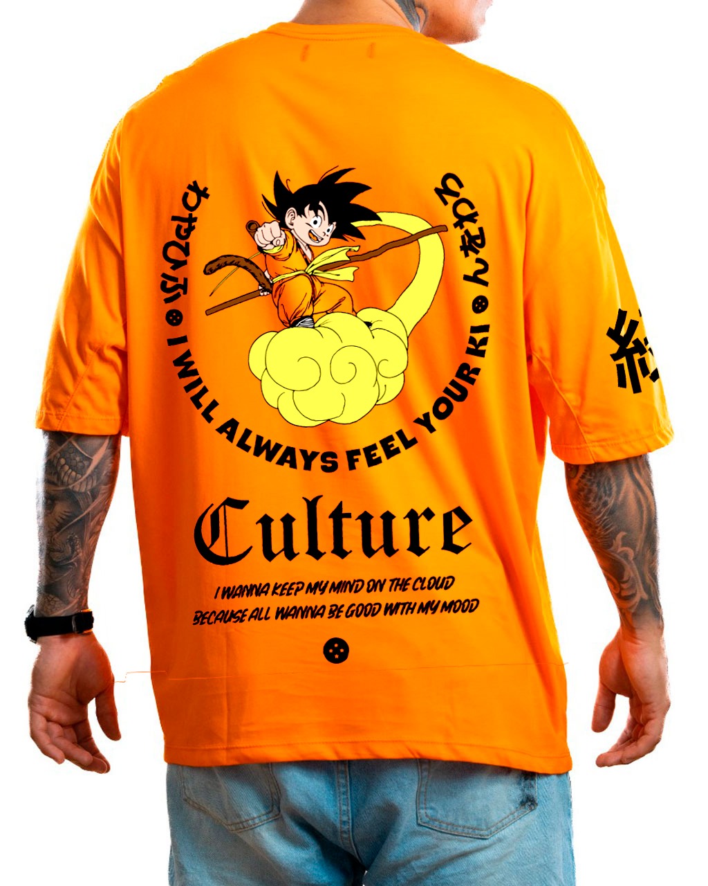 Oversize Naranja Goku Culture
