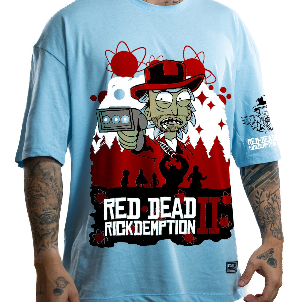 Oversize Cielo Red Dead Rick Demption – Stark Brand