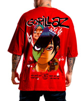 Oversize Roja Gorillaz