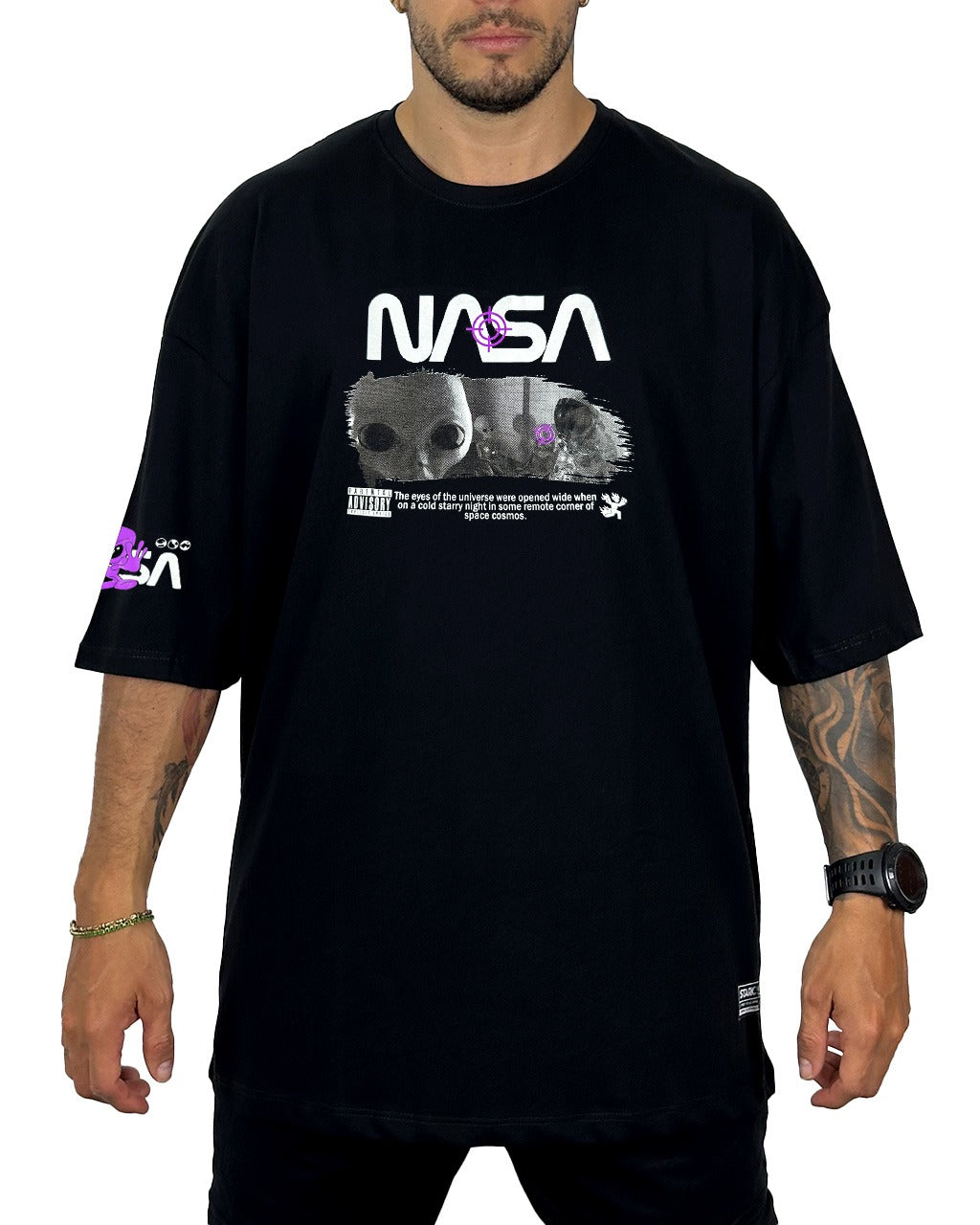 Oversize  Negro Nasa