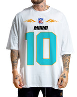 Oversize Blanca  Miami NFL 10