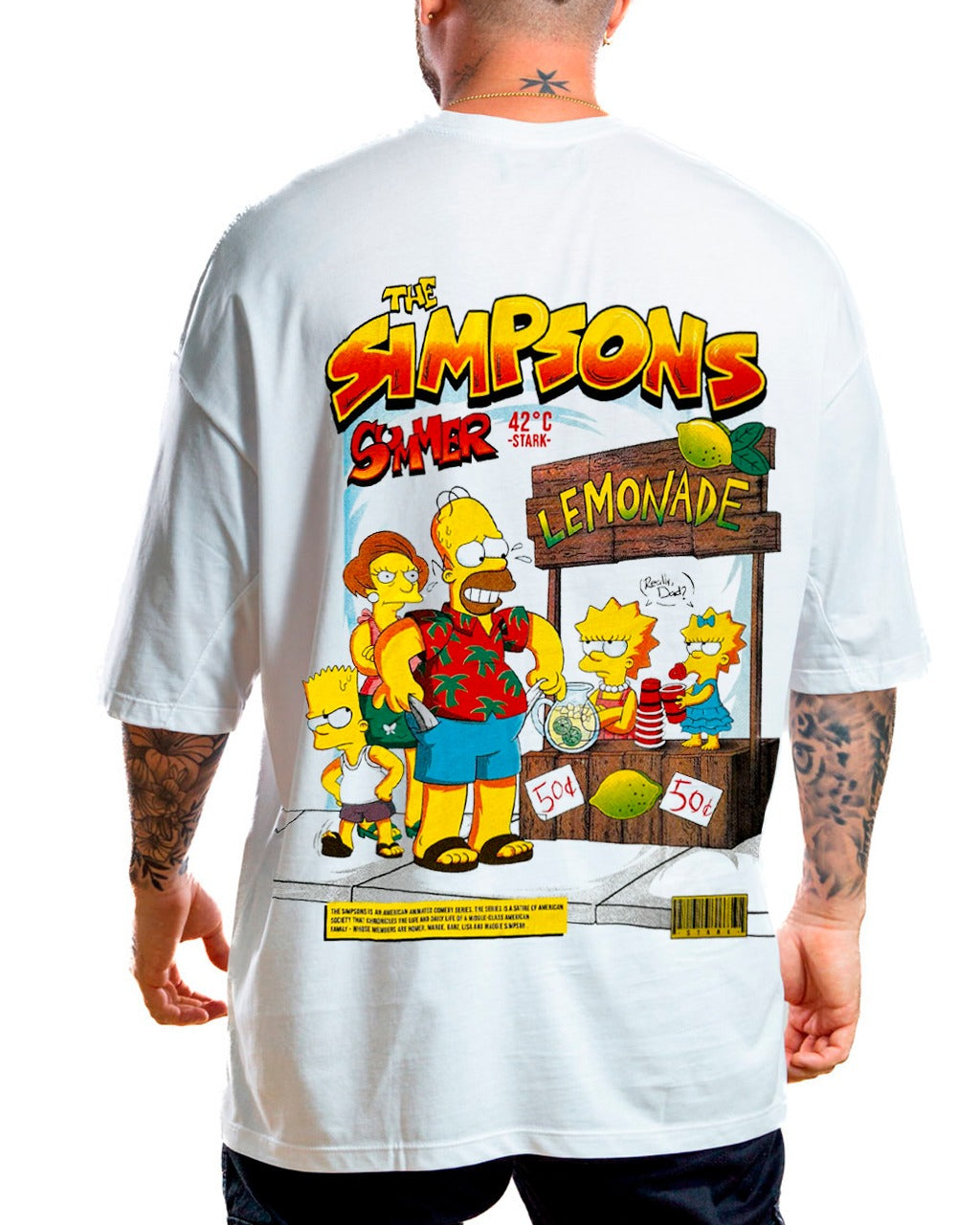 Oversize Blanca The Simpsons Summer