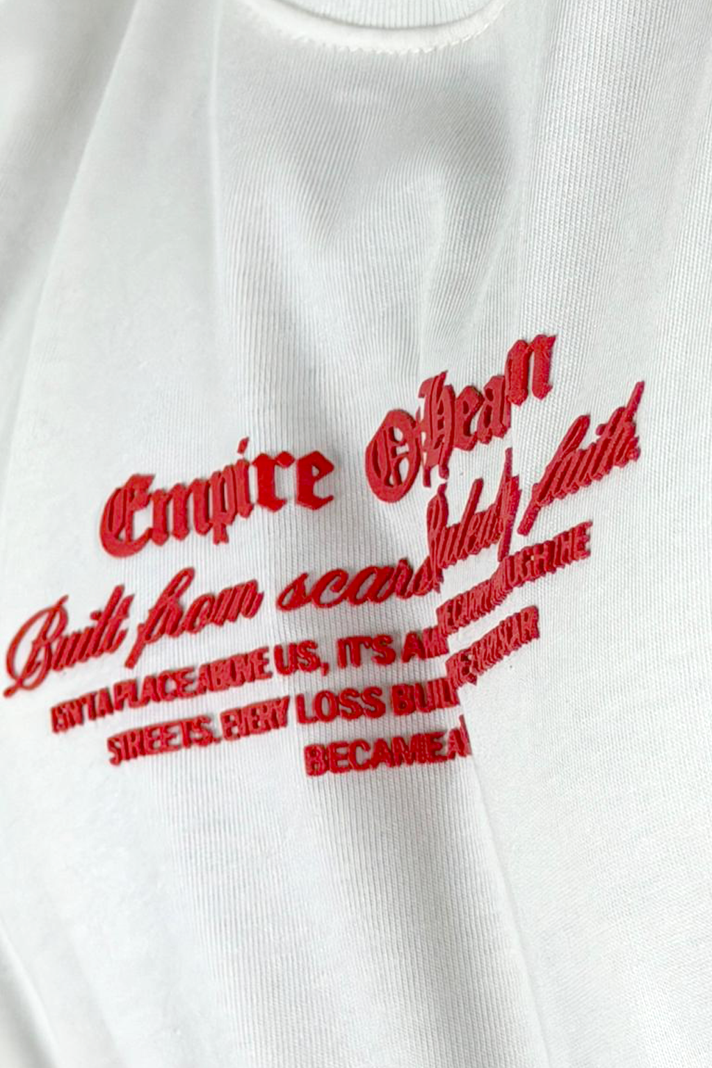 Camiseta Crudo Empire of Heaven alto gramaje