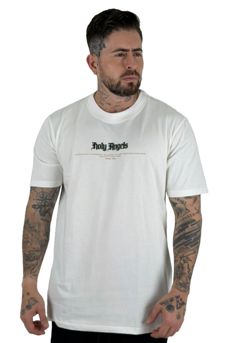 Camiseta Crudo Holy Angels Alto Gramaje