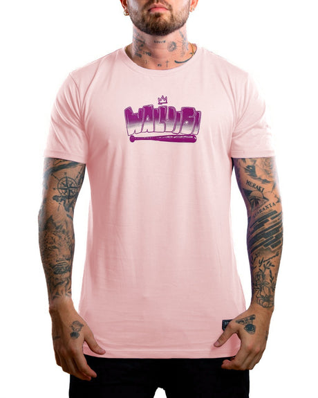 Camiseta rosada waluigi