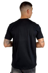 Camiseta Basica  Negra Alto Gramaje