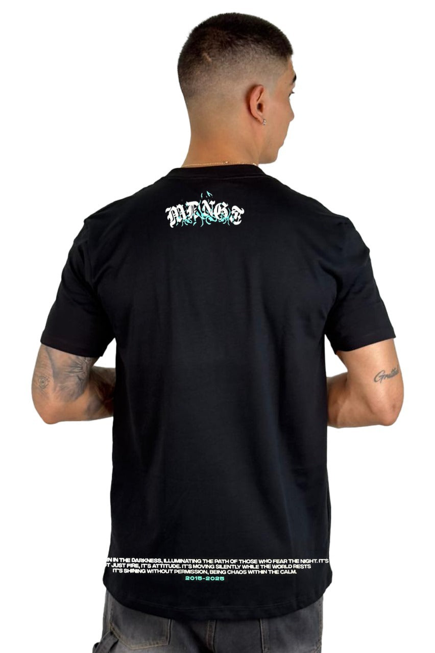 Camiseta Negra Midnight Alto Gramaje