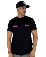 Camiseta Negra Heaven Soldier Alto Gramaje
