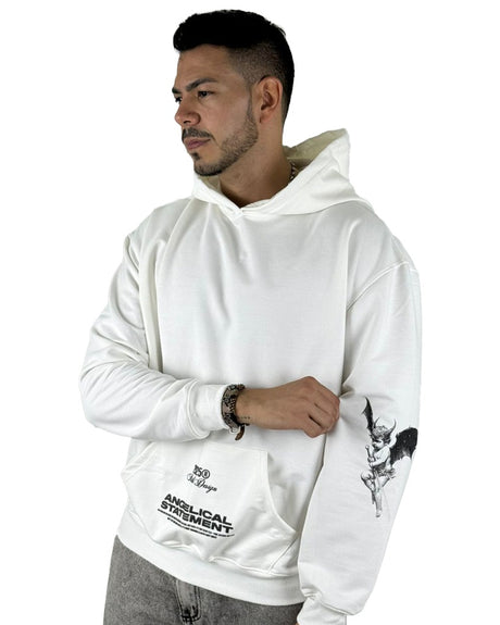 Buzo Crema capucha Angelical Statement
