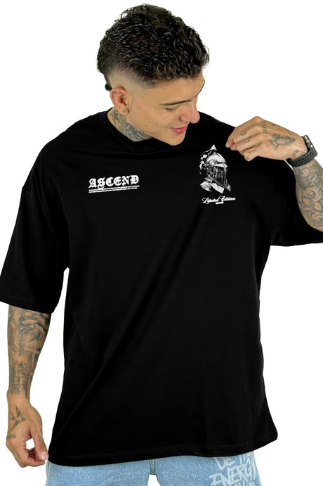 Oversize Negra Ascend Alto Gramaje