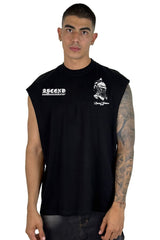 Camisilla Negra Ascend Alto Gramaje