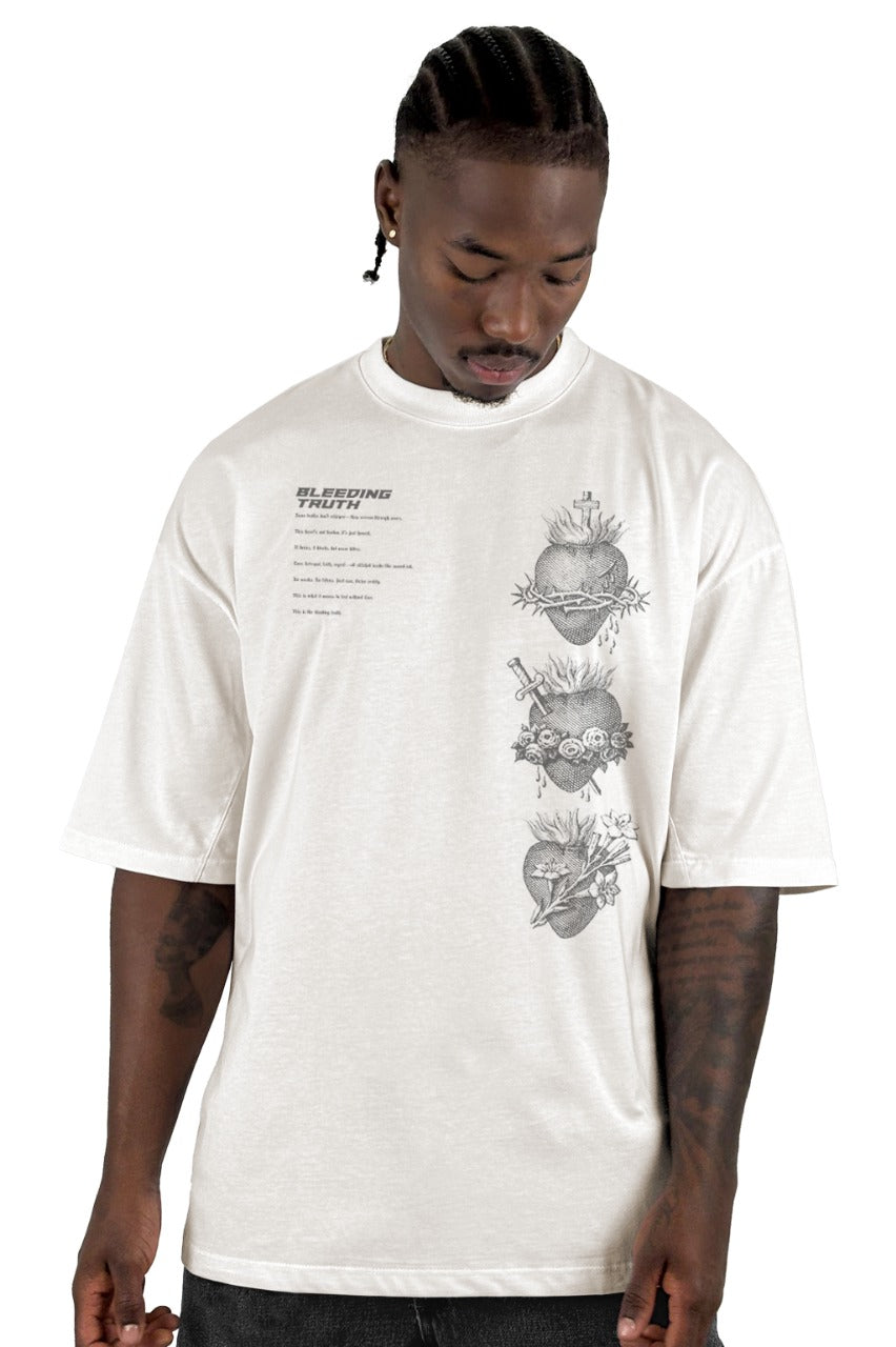 Oversize  Truth 3 Corazones  Alto Gramaje