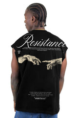 Camisilla Negra Resistance Alto Gramaje