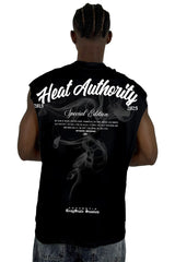 Camisilla Negra Heat Authority Alto Gramaje