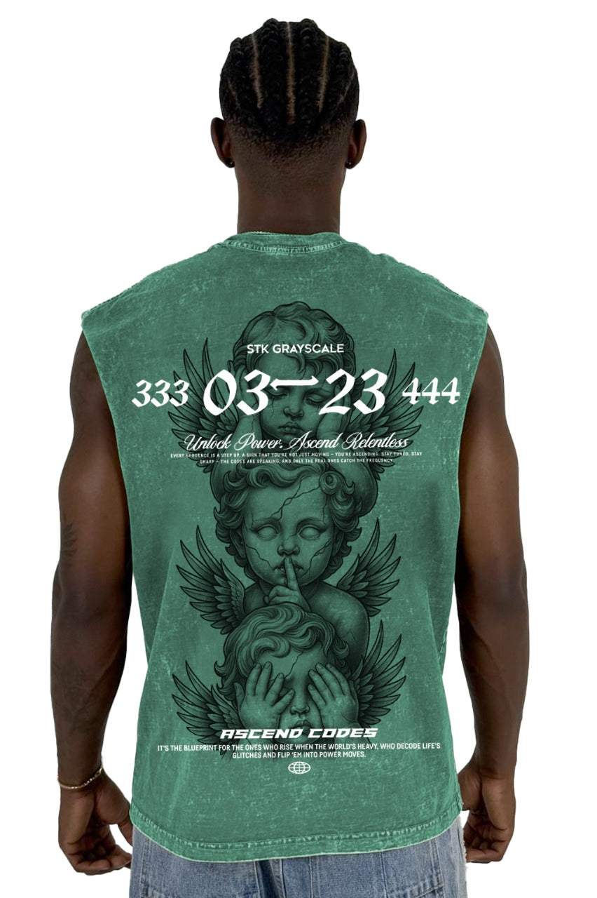 Camisilla Alto Gramaje  Sky Verde 03-23 ascend codes