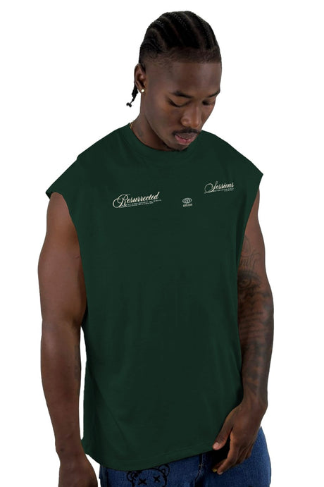 Camisilla Verde Resurrected Alto Gramaje