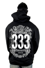 Buzo Capucha Negro Classics Sesion  333
