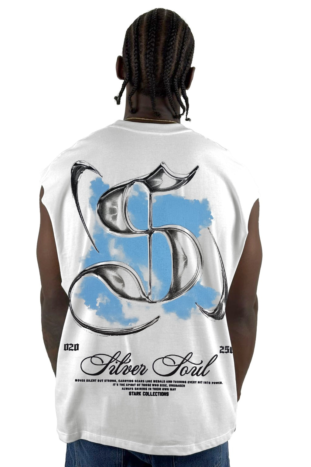 Camisilla Blanca Silver Soul S Alto Gramaje