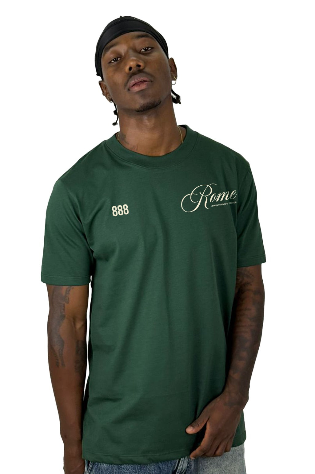 Camiseta Verde Roma Gladiator Alto Gramaje