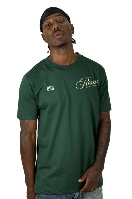 Camiseta Verde Roma Gladiator Alto Gramaje
