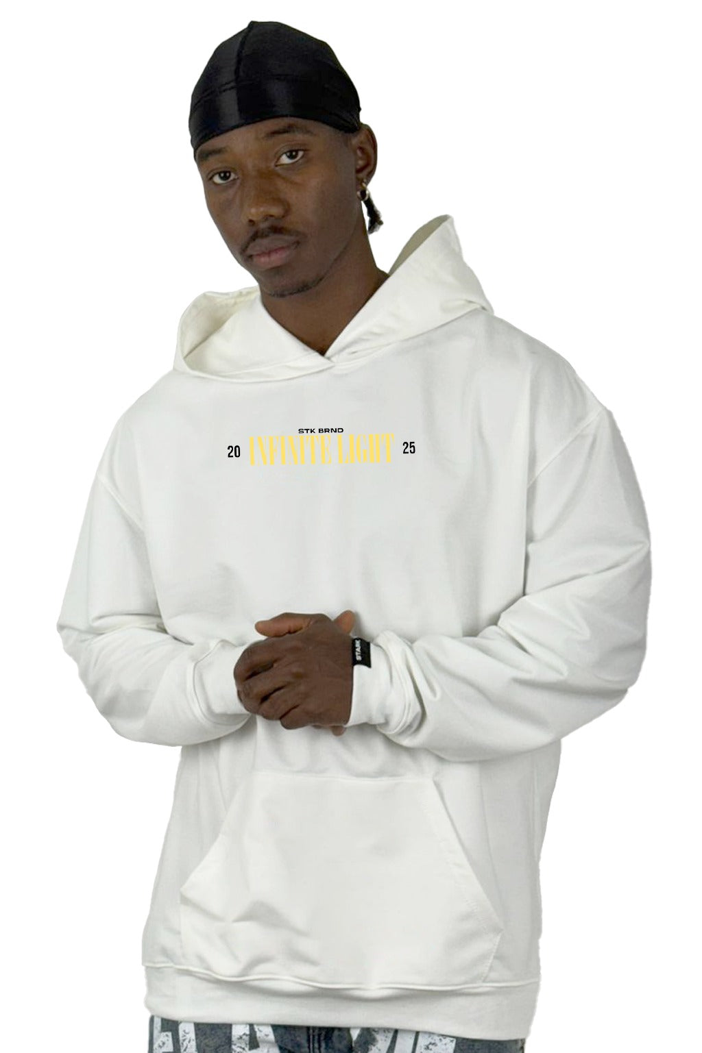 Buzo Capucha Color Crudo Infinite Light