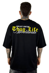 Oversize Negra Tupac Life Alto Gramaje