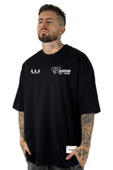 Oversize negra Crown Dynasty alto gramaje