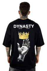 Oversize negra Crown Dynasty alto gramaje