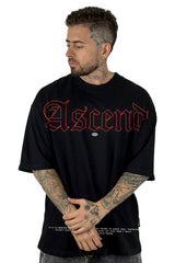 Oversize Negra Ascend Leopardo Alto Gramaje