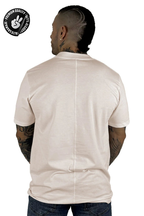 XM camiseta básica BEIGE Alto Gramaje