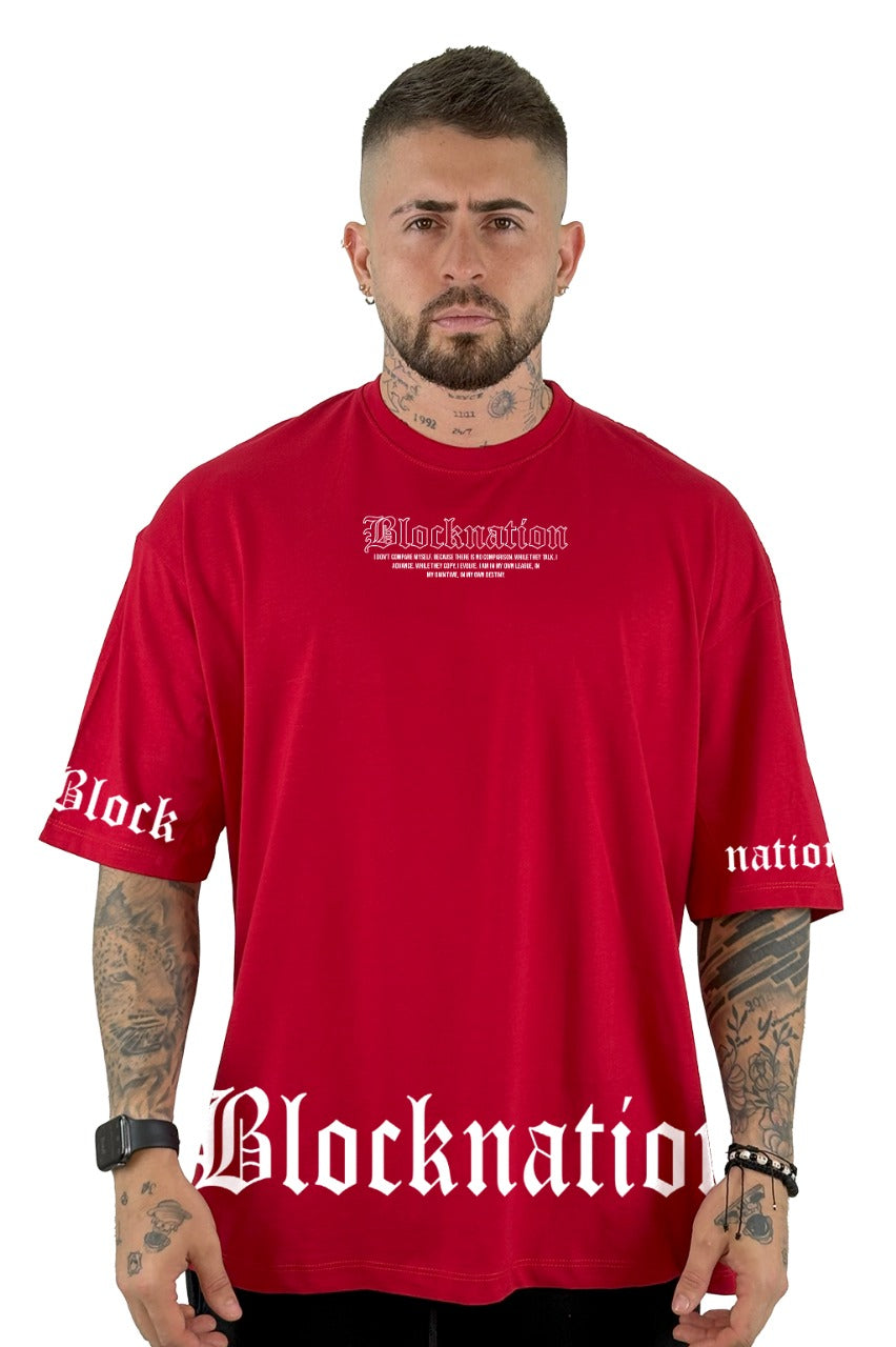 Oversize Roja Blocknation Alto Gramaje
