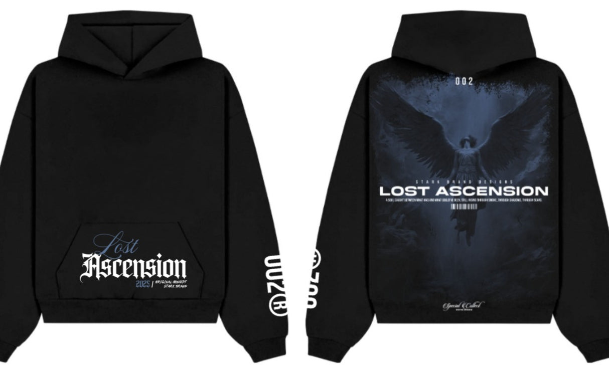 Buzo Negro capucha Lost Ascension