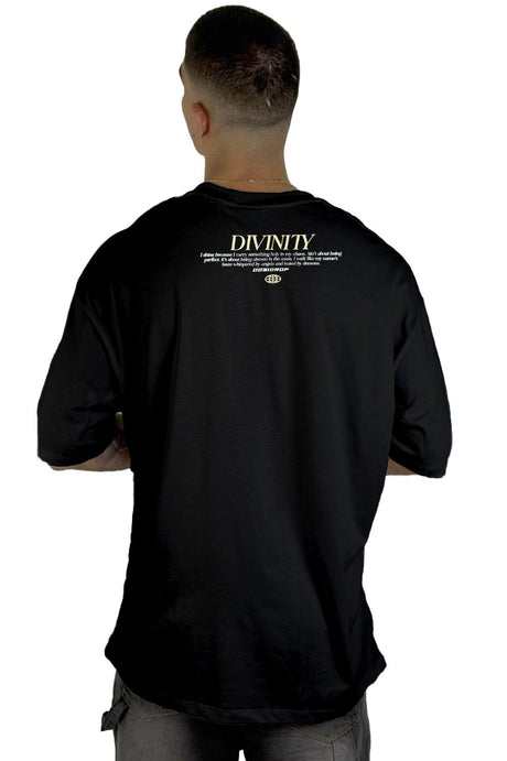 Oversize Negra Divinity 444 Alto Gramaje