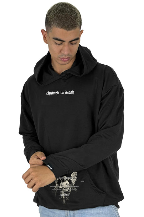 Buzo Capucha Negro Chained To Death
