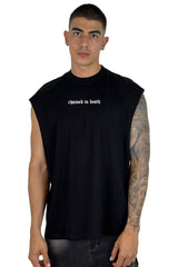 Camisilla Negra Chained To Death Alto Gramaje