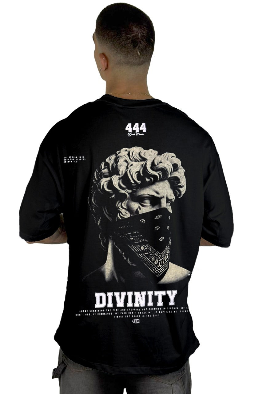 Oversize Negra Divinity 444 Alto Gramaje