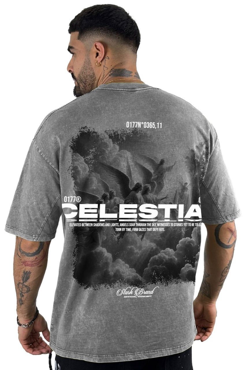 Oversize Gris Sky Celestial
