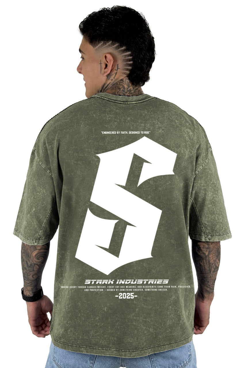 Oversize  Sky Verde Stark Industries