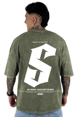 Oversize  Sky Verde Stark Industries