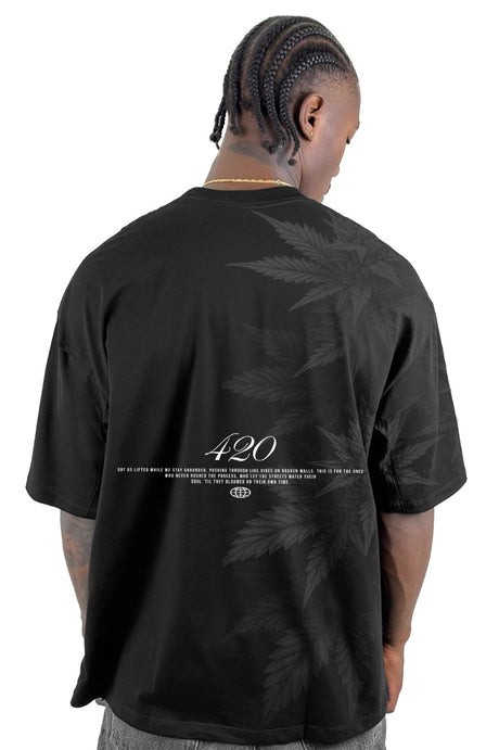 Oversize Negra Growth 420 Alto Gramaje