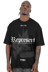 Oversize Negra Represent Alto Gramaje