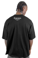 Oversize Negra Represent Alto Gramaje