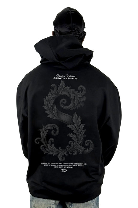 Buzo Capucha Negro Creative Minds