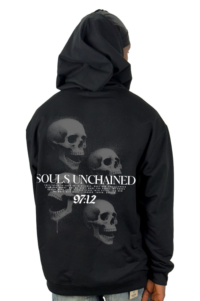 Buzo Capucha Negro Souls Unchained