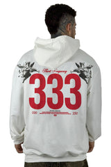 Buzo Capucha Blanco 333 Third Frequency