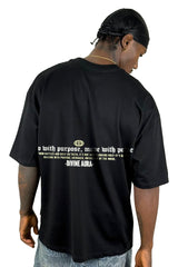 Oversize Negra Divine Aura Alto Gramaje