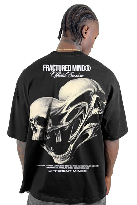 Oversize Negra  Fractured Mind Alto Gramaje