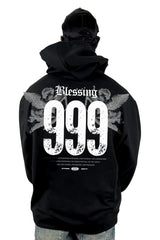 Buzo Capucha Negro Blessing 999